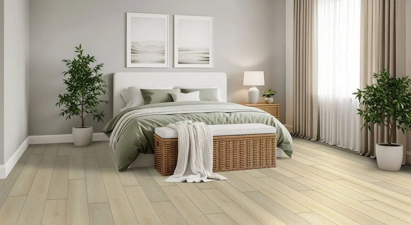 Andover Vintaj Semi Gloss Flush Stair Nose Wood Look Lvt Moldings 2.75x0.75 in a finished room