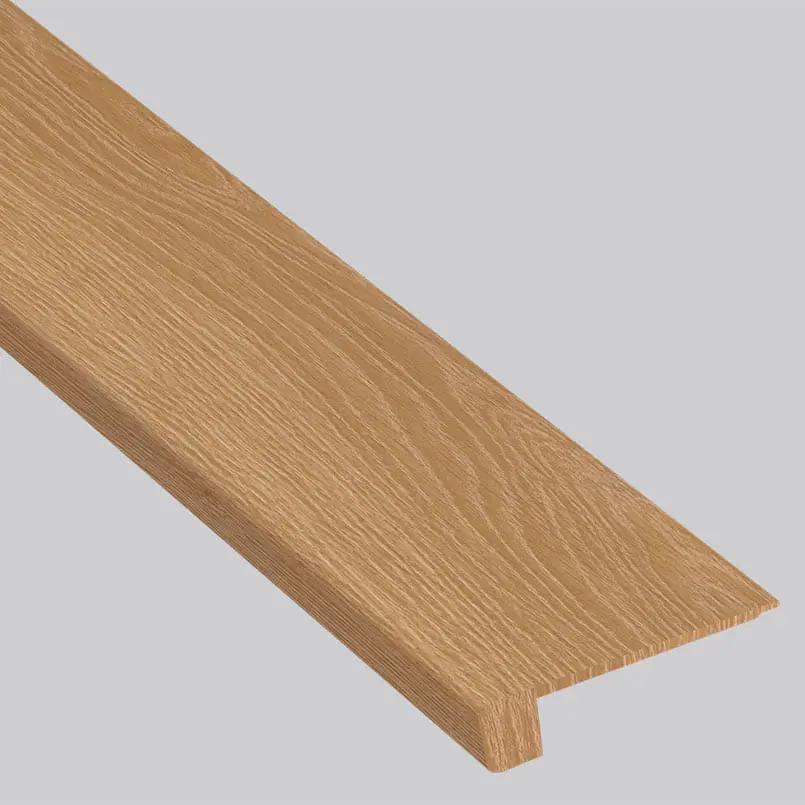 Shorecliffs Wallingford Blonde Semi Gloss Flush Stair Nose End Cap Wood Look Rigid Core Moldings 4.53x0.94 by MSI Surfaces