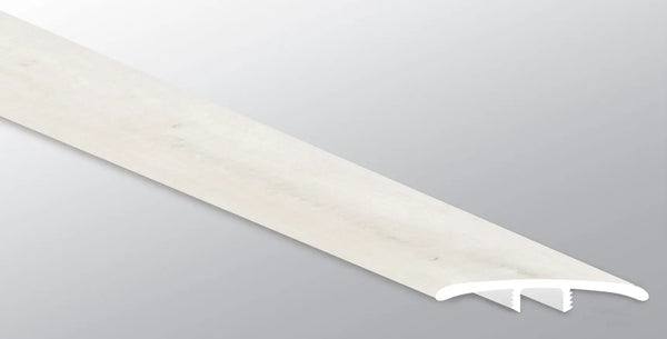 Andover Whitby White Semi Gloss T Molding Wood Look Lvt Moldings 1.77x0.28