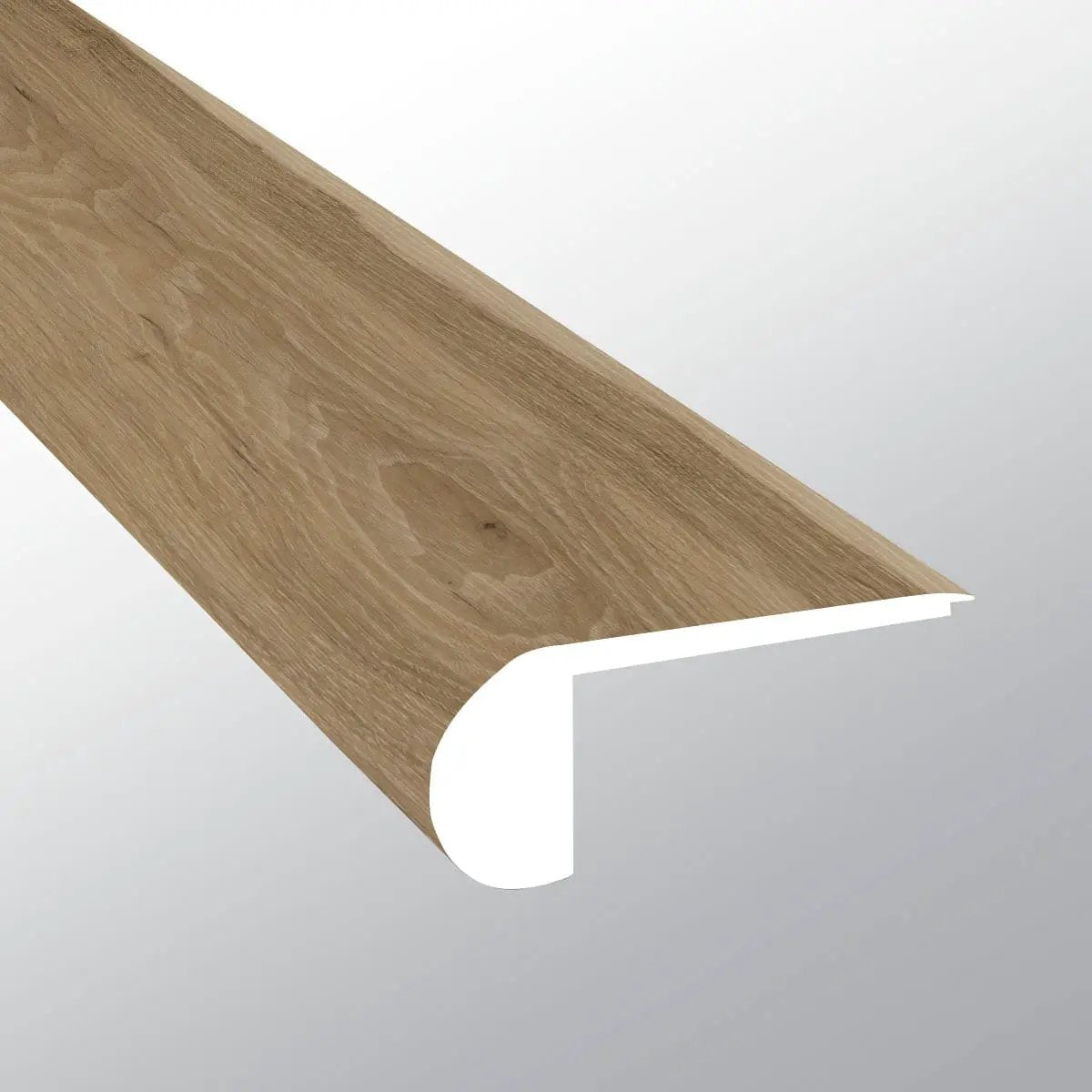 Andover Wilton Semi Gloss Flush Stair Nose Wood Look Lvt Moldings 2.75x0.75 close up