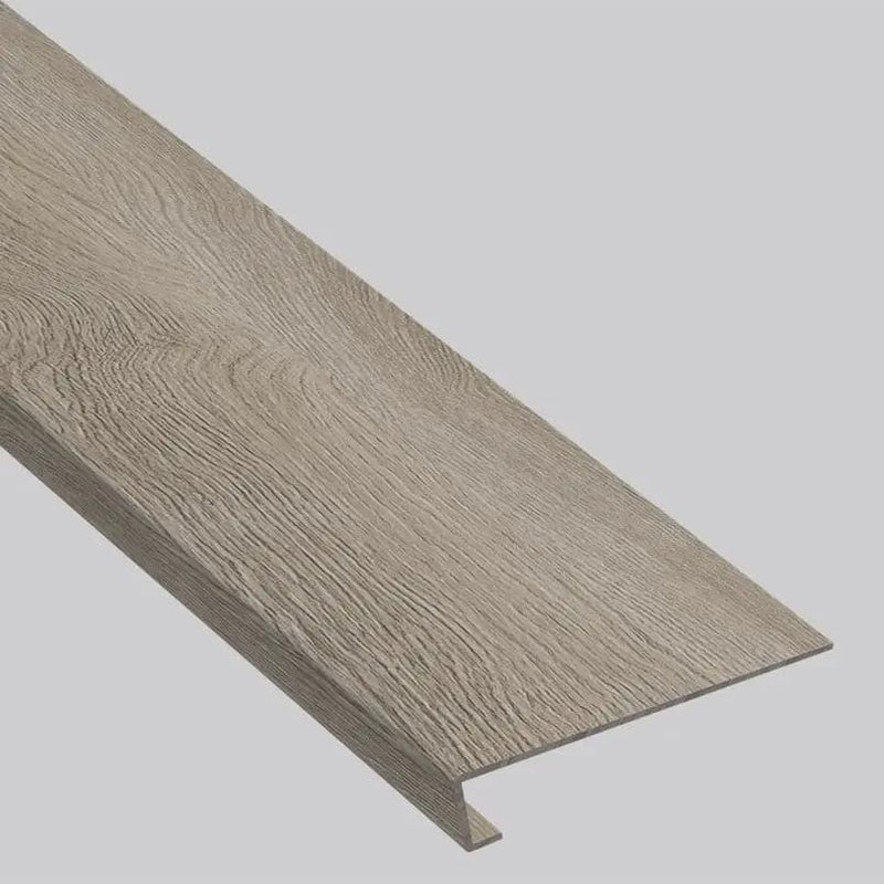 Shorecliffs Wixom Valley Semi Gloss Wood Look Rigid Core Moldings 12x1.25 0.18 inch close up
