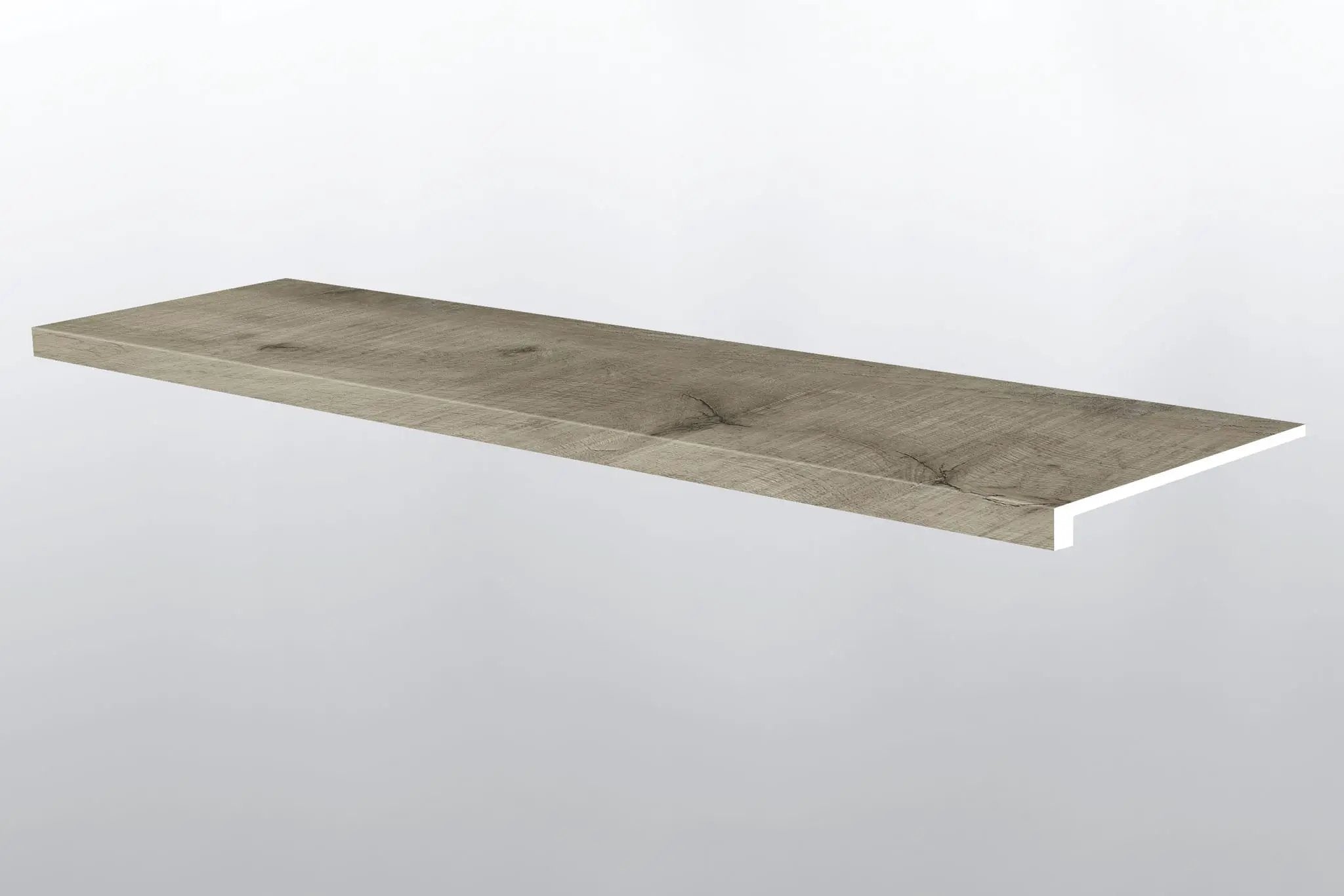 Cyrus Wolfeboro Semi Gloss Wood Look Lvt Moldings 12x1.25 close up