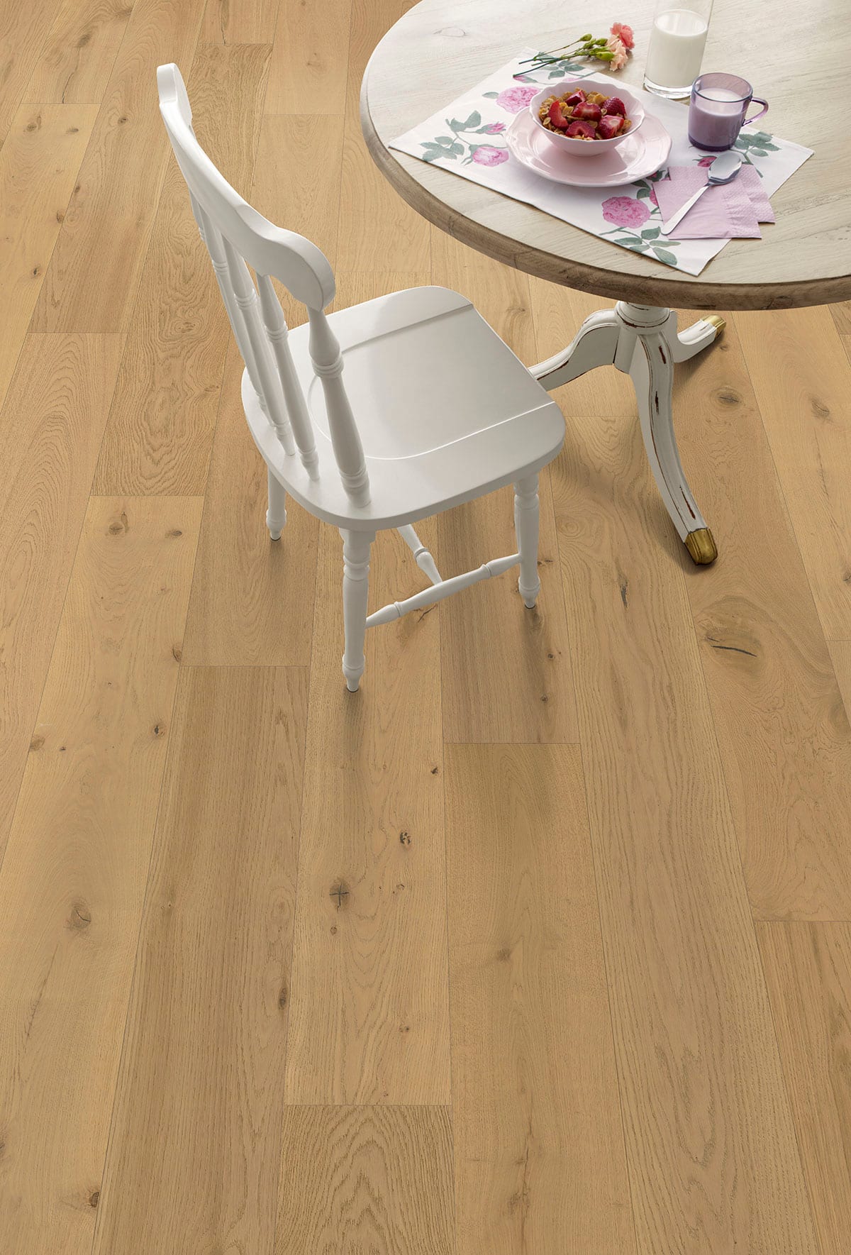 Mccarran Bramlett Matte Wood Look Planks 9.5x86 in a finished room