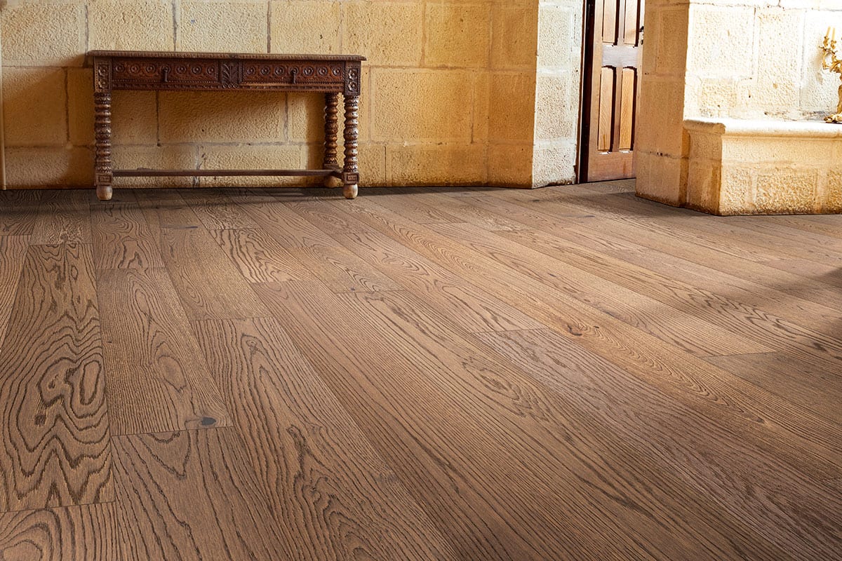 Ladson Clayborne Matte Wood Look Planks 7.5x75 in a finished room