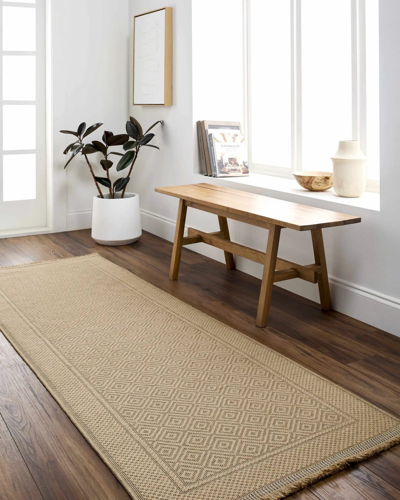 Veata Washable Jute Area Rug - Clearance by Boutique Rugs