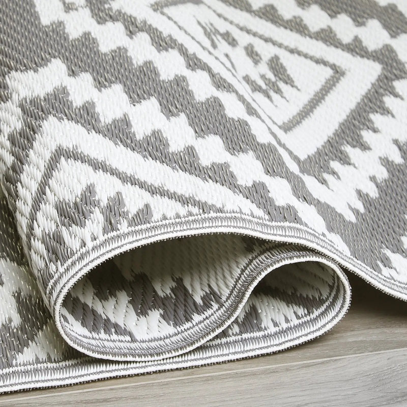 Valencia - Gray Outdoor Rug for Patio FINAL SALE by Fab Habitat