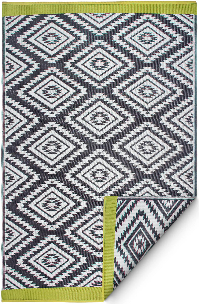 Valencia - Gray Outdoor Rug for Patio FINAL SALE by Fab Habitat