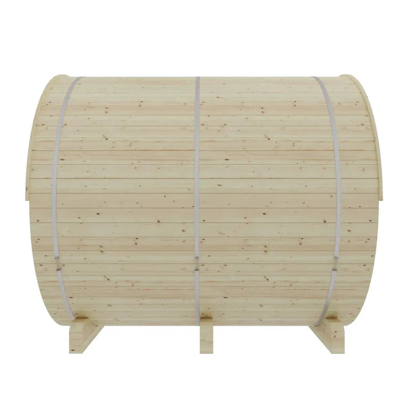 Vassa Finnish Barrel Sauna with WiFi Heater - Finnish Sauna Builders by Finnish Sauna Builders