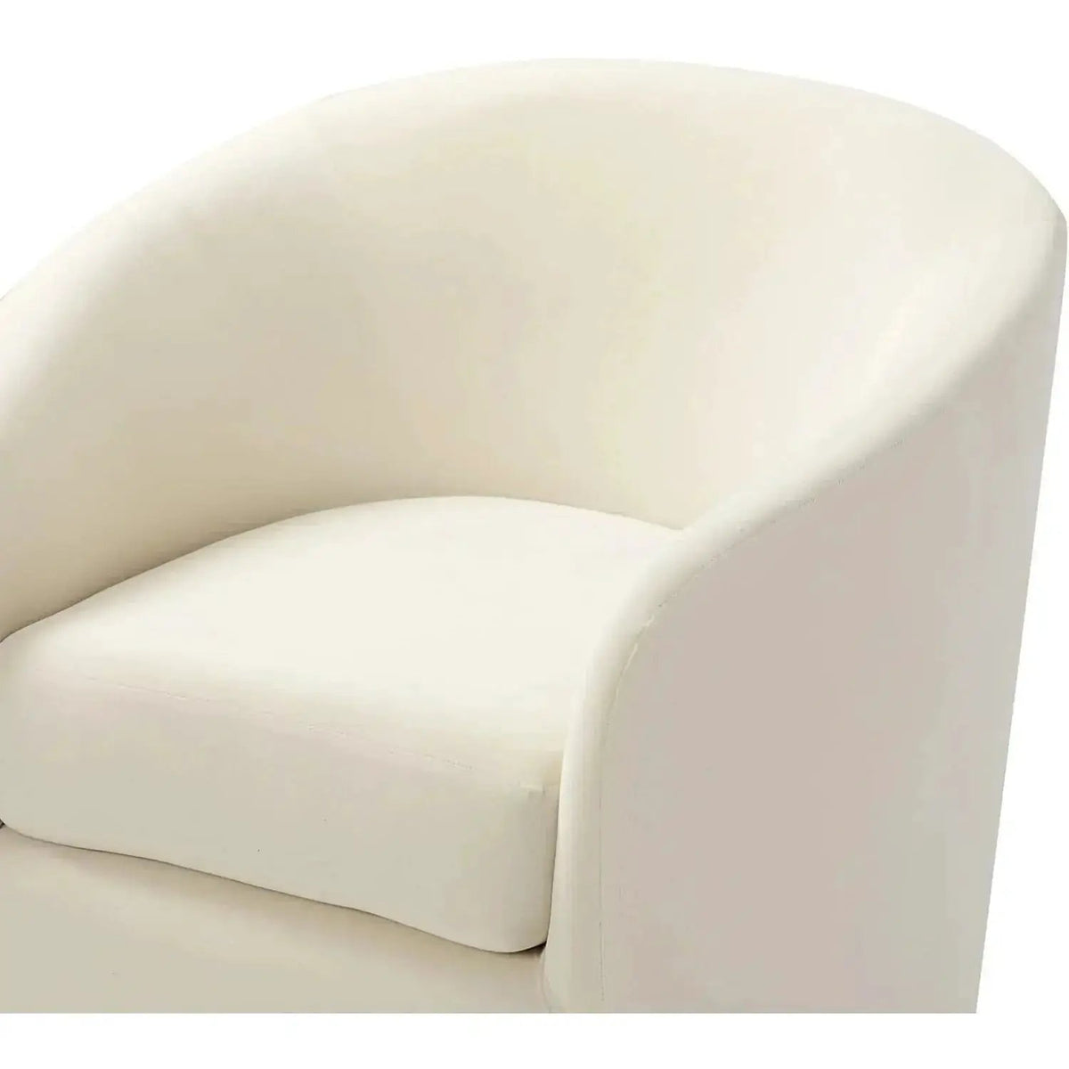 Velvet Swivel Accent Chair with Golden Metal Base, photo 9 of 25