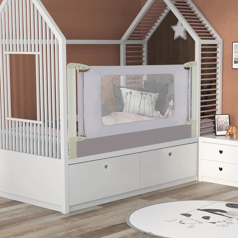 Vertical Lifting Bed Rail for Toddlers with Double Lock by DirectDeals