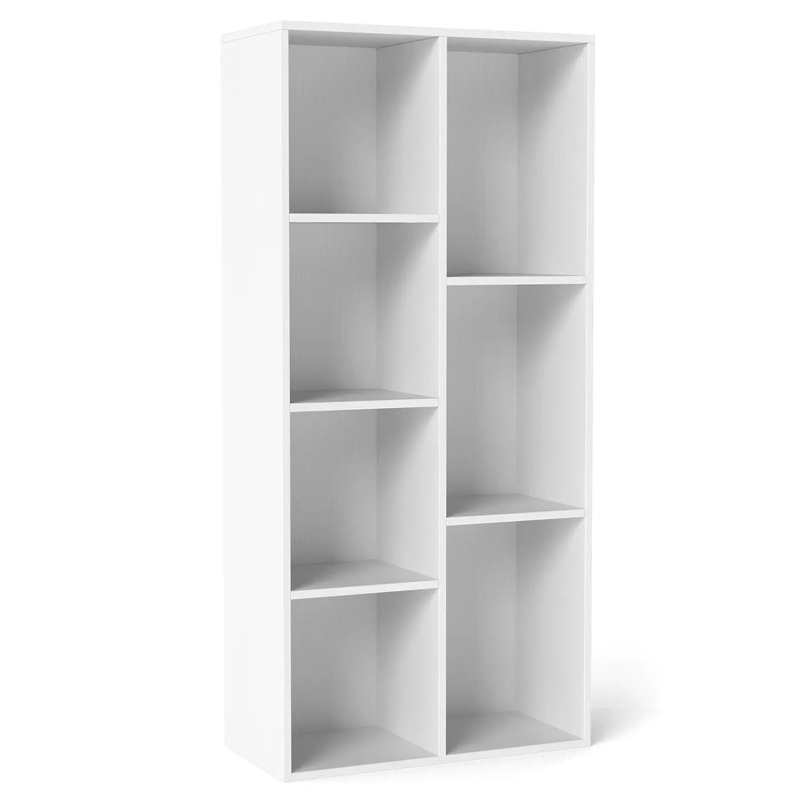Vertical or Horizontal Freestanding Bookshelf with 7 Compartments by DirectDeals