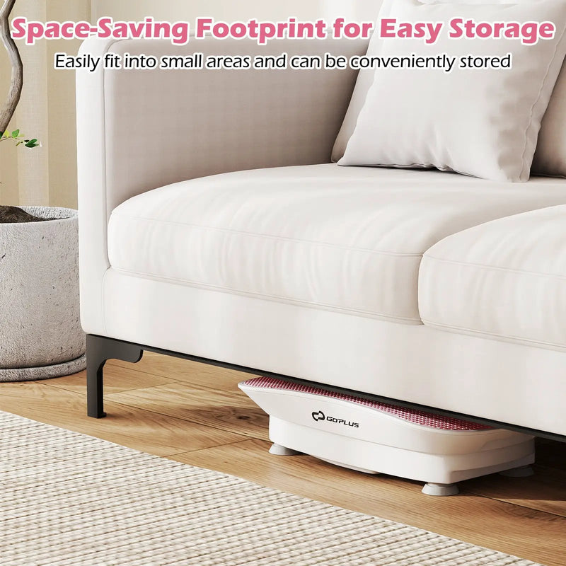 Vibration Plate Exercise Machine for Lymphatic Drainage and Weight Loss with 10 Speed Intensities by DirectDeals