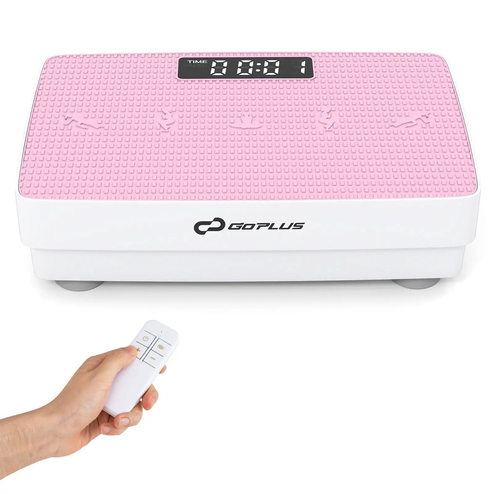 Vibration Plate Exercise Machine with Gravity Sensor and Remote Control for Home Gym by DirectDeals