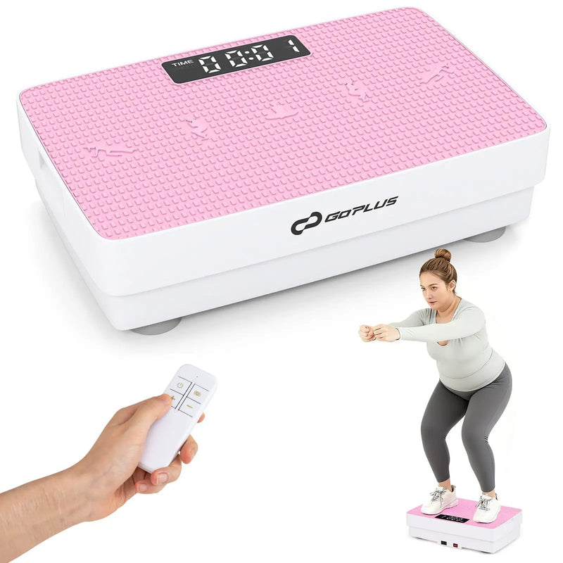 Vibration Plate Exercise Machine with Gravity Sensor and Remote Control for Home Gym by DirectDeals