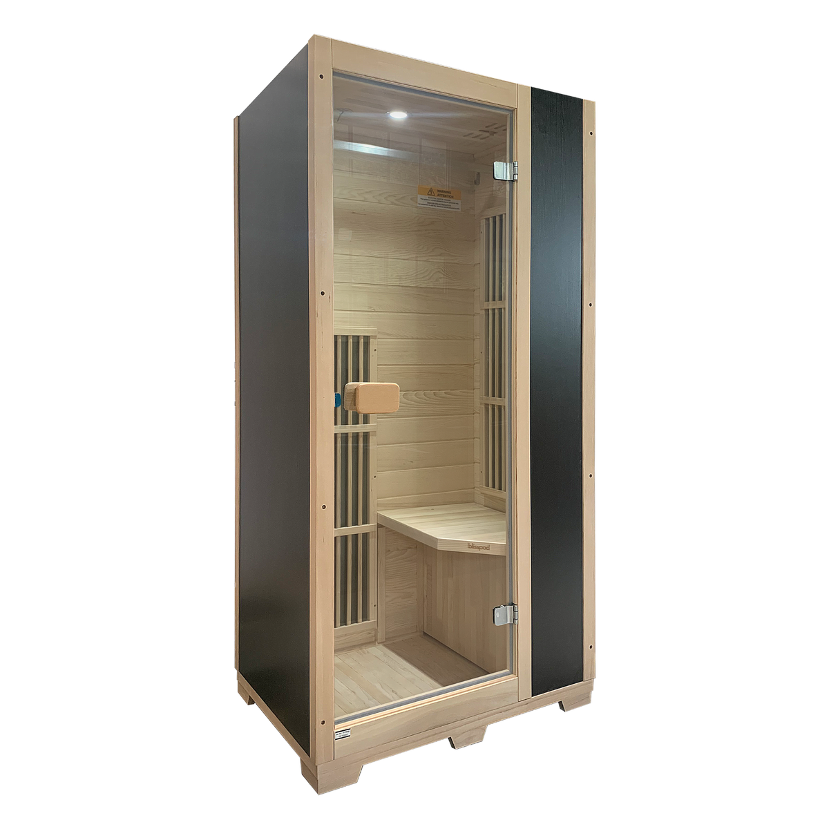 Blisspod | Vienna | Far Infrared Sauna | Canadian Hemlock Wood | Low EMF | 1 Person, photo 2 of 37