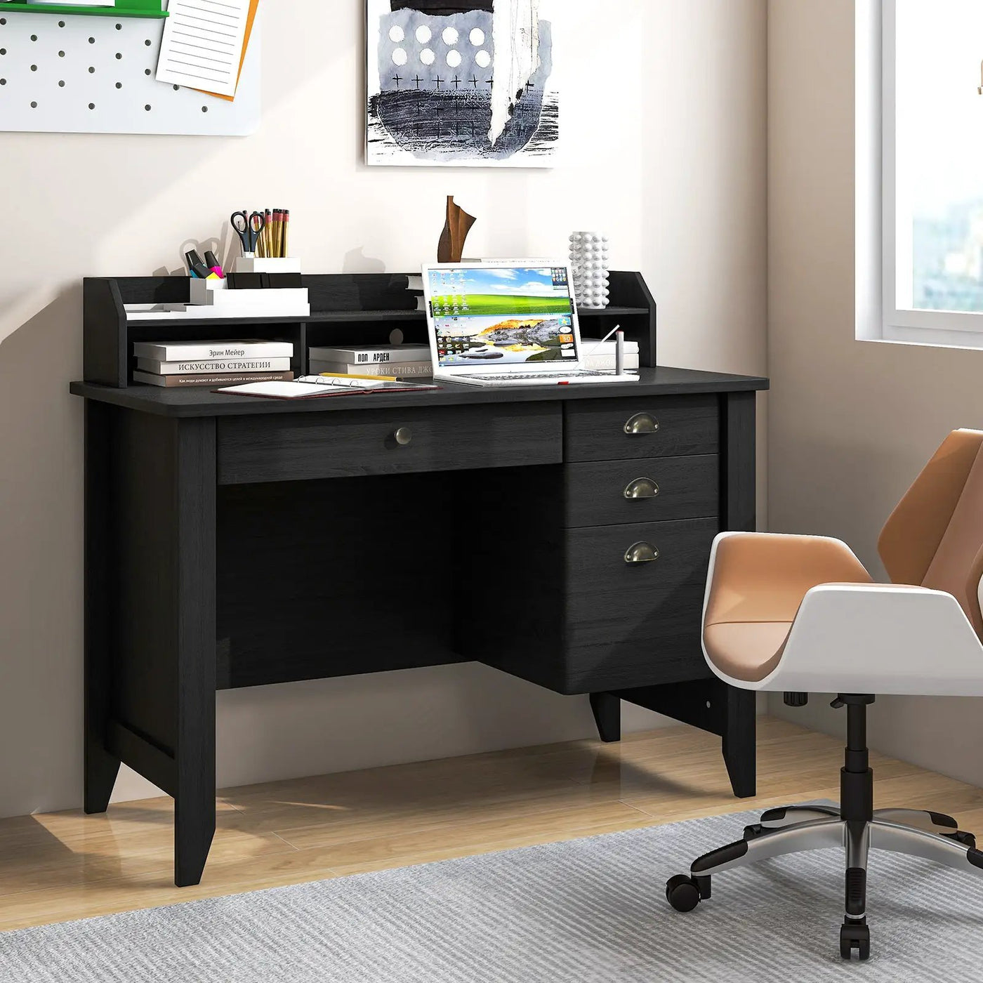 Computer Desk PC Laptop and Writing Table Workstation by DirectDeals