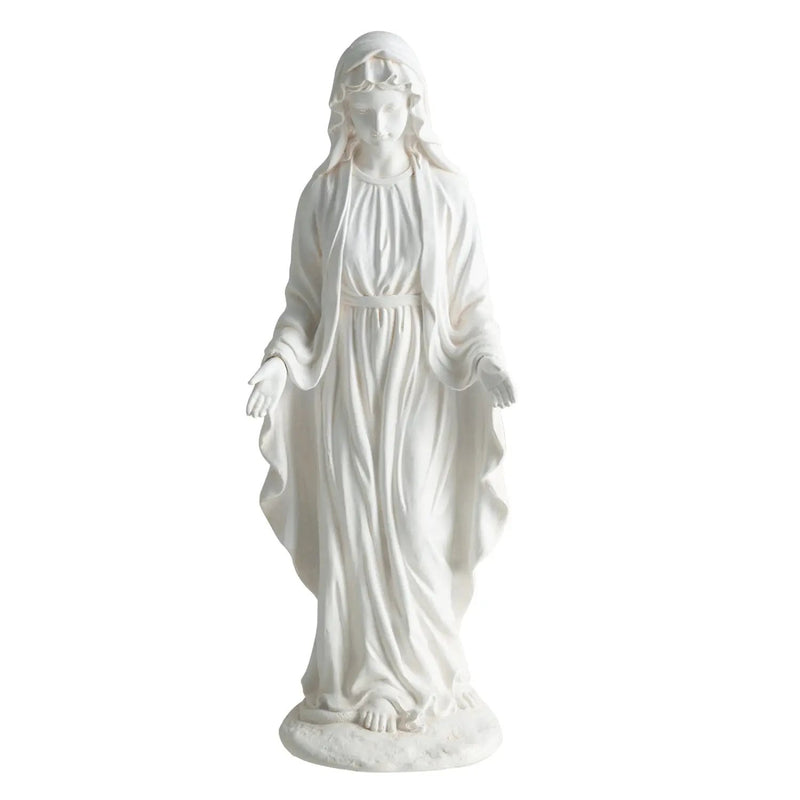 Virgin Mary Statue 29.5 inch Tall Outdoor Religious Sculpture with Aged Finish by DirectDeals