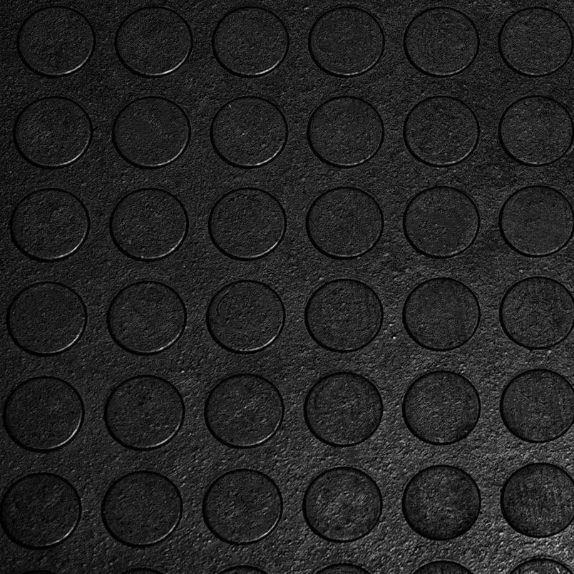Rubber Mat Coin Pattern 39x394x4mm Roll Floor Mats 39x394 by MSI Surfaces