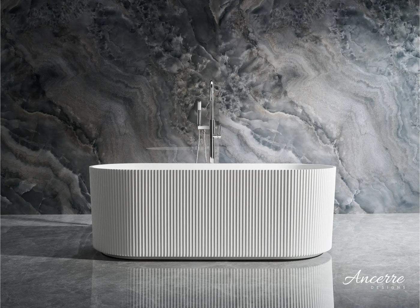 Momo Freestanding Acrylic Bathtub by Ancerre Designs