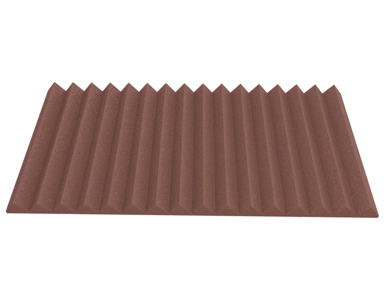 3 Inch Acoustic Foam Wedge Style Panels - 13 Color Options by SoundAssured