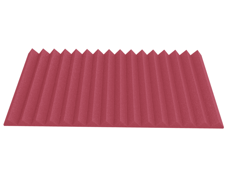 3 Inch Acoustic Foam Wedge Style Panels - 13 Color Options by SoundAssured