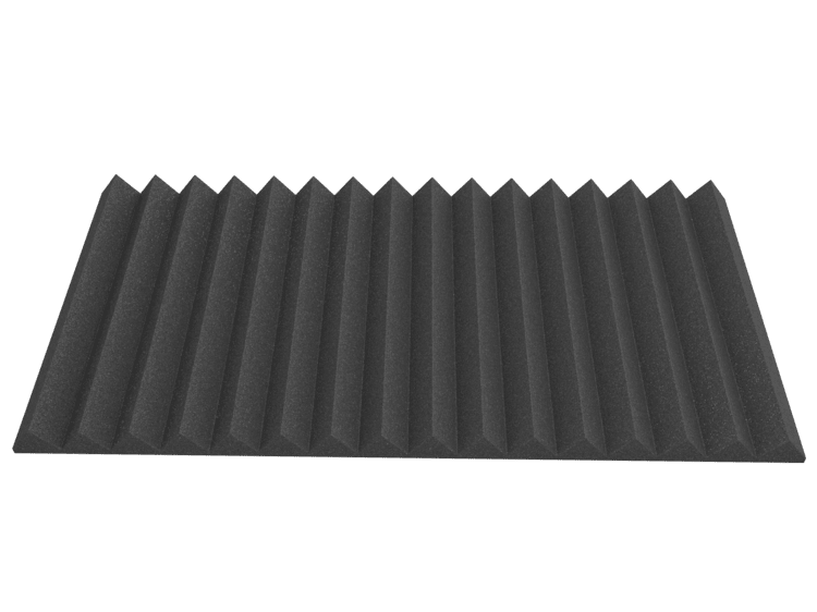 3 Inch Acoustic Foam Wedge Style Panels - 13 Color Options by SoundAssured