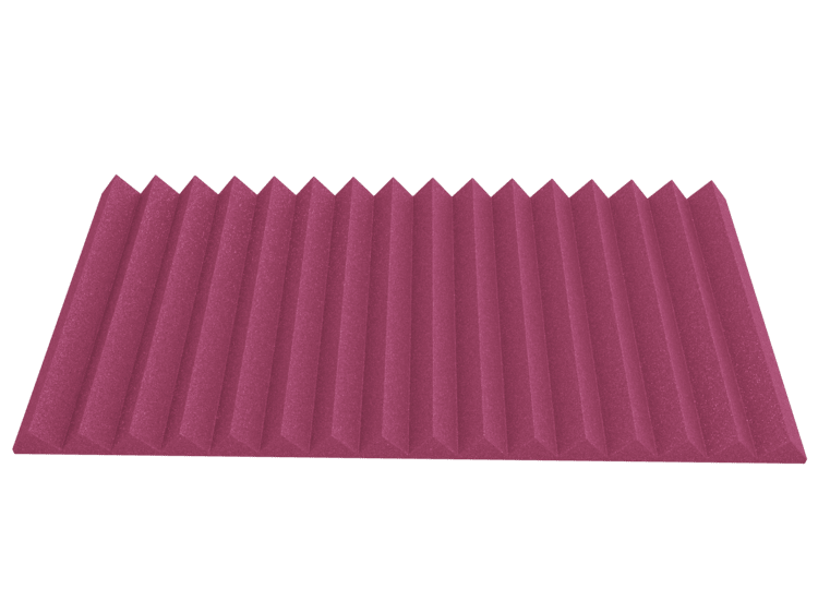 3 Inch Acoustic Foam Wedge Style Panels - 13 Color Options by SoundAssured