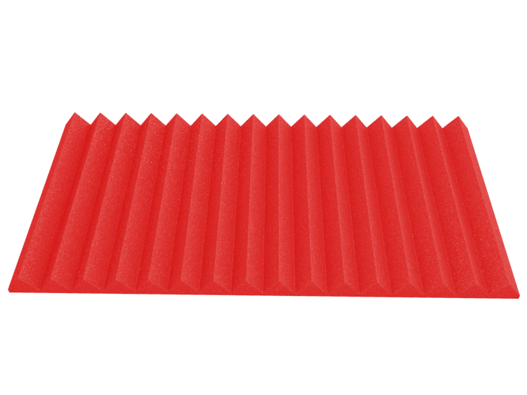 3 Inch Acoustic Foam Wedge Style Panels - 13 Color Options by SoundAssured