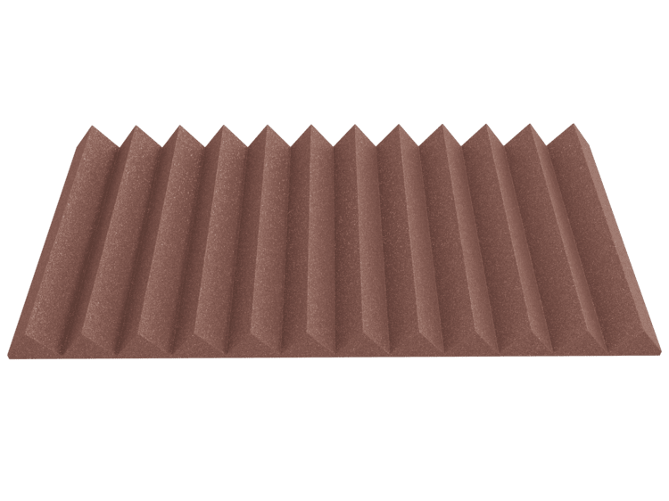 4 Inch Acoustic Foam Wedge Style Panels - 13 Color Options by SoundAssured