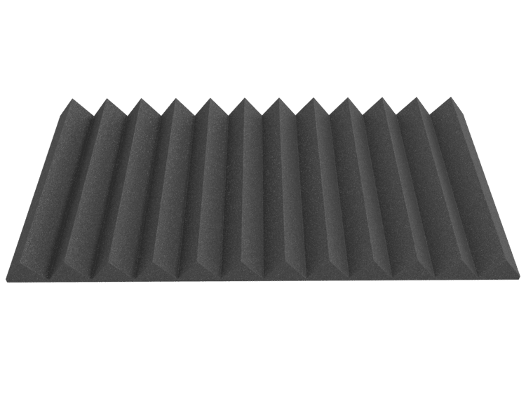 4 Inch Acoustic Foam Wedge Style Panels - 13 Color Options by SoundAssured