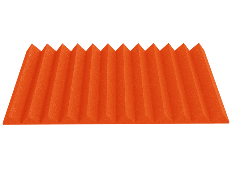 4 Inch Acoustic Foam Wedge Style Panels - 13 Color Options by SoundAssured