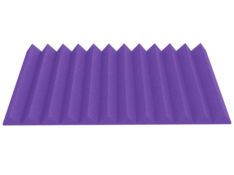 4 Inch Acoustic Foam Wedge Style Panels - 13 Color Options by SoundAssured