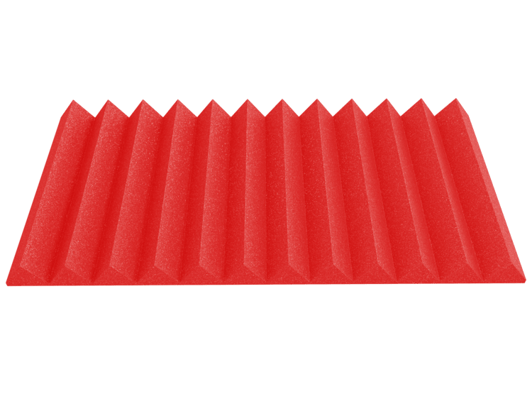 4 Inch Acoustic Foam Wedge Style Panels - 13 Color Options by SoundAssured