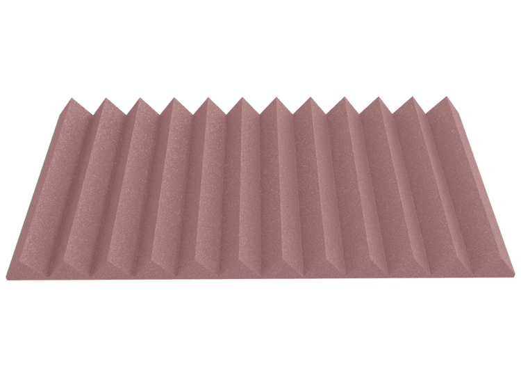 4 Inch Acoustic Foam Wedge Style Panels - 13 Color Options by SoundAssured