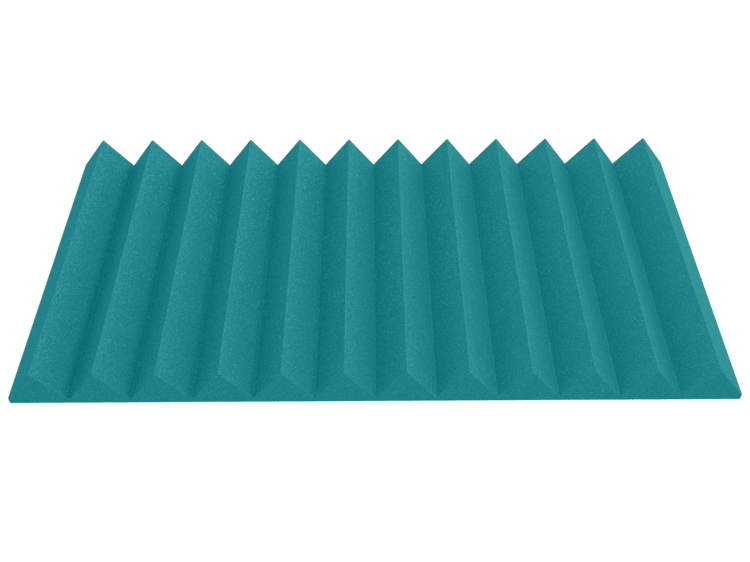 4 Inch Acoustic Foam Wedge Style Panels - 13 Color Options by SoundAssured