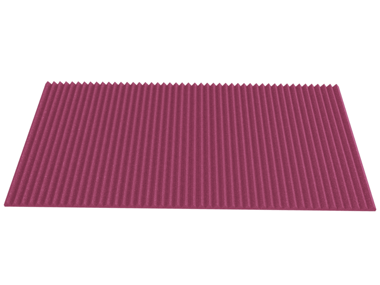 1 Inch Acoustic Foam Wedge Style Panels - 13 Color Options by SoundAssured
