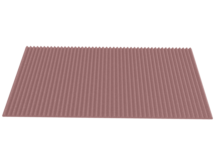 1 Inch Acoustic Foam Wedge Style Panels - 13 Color Options by SoundAssured