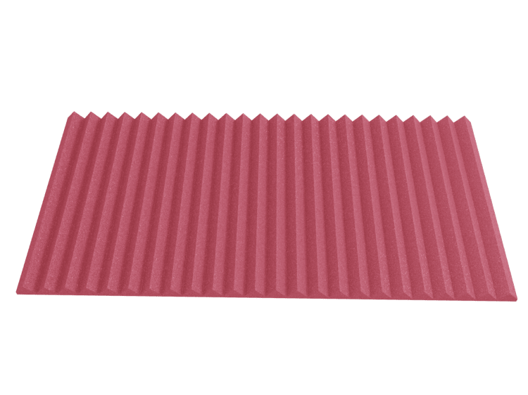 2 Inch Acoustic Foam Wedge Style Panels - 13 Color Options by SoundAssured