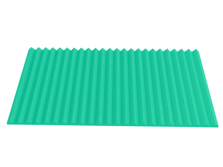 2 Inch Acoustic Foam Wedge Style Panels - 13 Color Options by SoundAssured