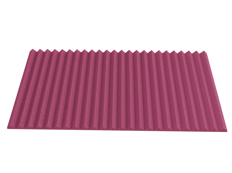 2 Inch Acoustic Foam Wedge Style Panels - 13 Color Options by SoundAssured
