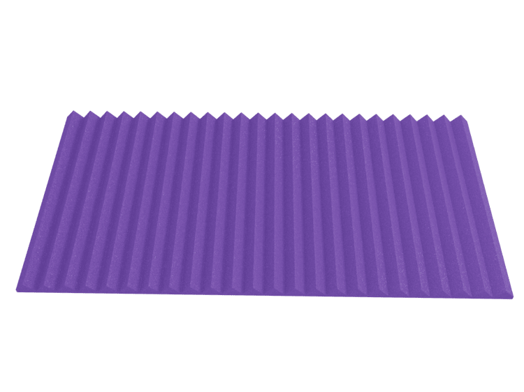 2 Inch Acoustic Foam Wedge Style Panels - 13 Color Options by SoundAssured