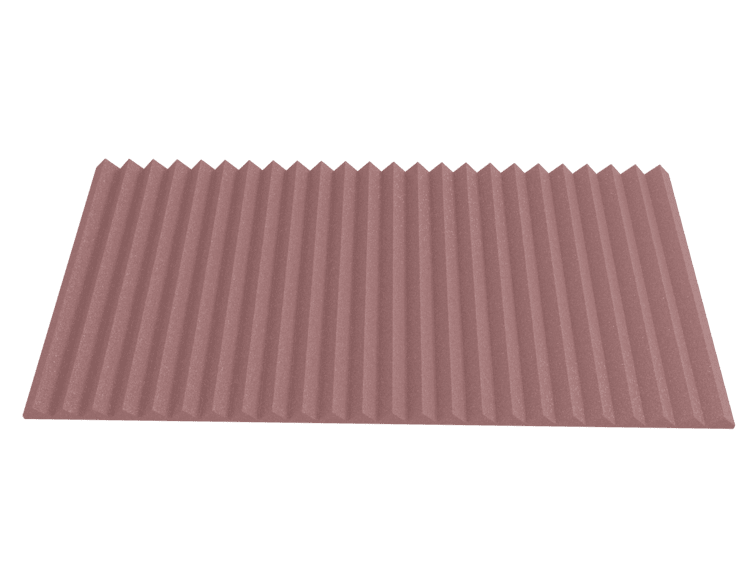 2 Inch Acoustic Foam Wedge Style Panels - 13 Color Options by SoundAssured
