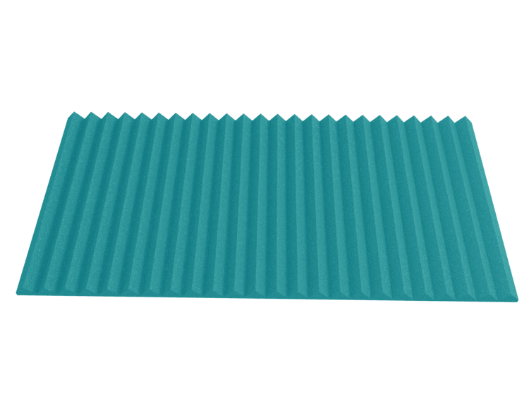 2 Inch Acoustic Foam Wedge Style Panels - 13 Color Options by SoundAssured