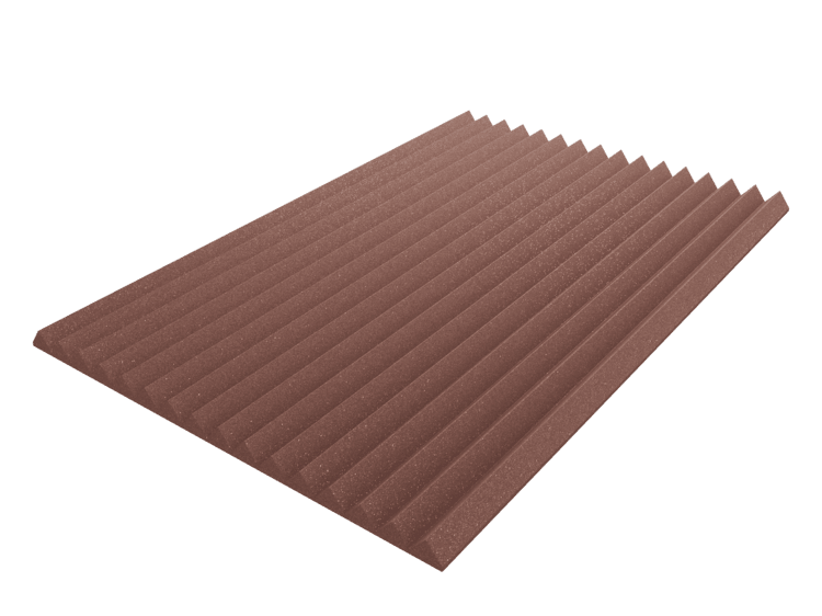 3 Inch Acoustic Foam Wedge Style Panels - 13 Color Options by SoundAssured