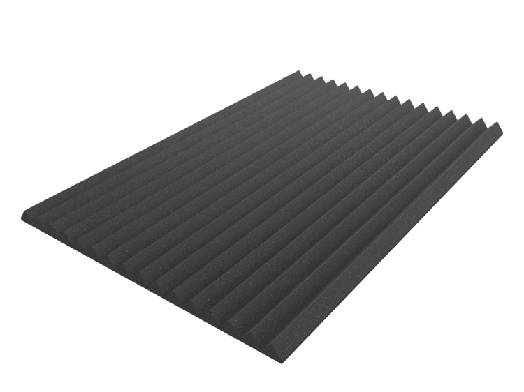 3 Inch Acoustic Foam Wedge Style Panels - 13 Color Options by SoundAssured