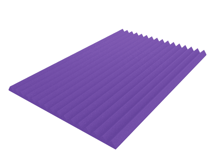 3 Inch Acoustic Foam Wedge Style Panels - 13 Color Options by SoundAssured