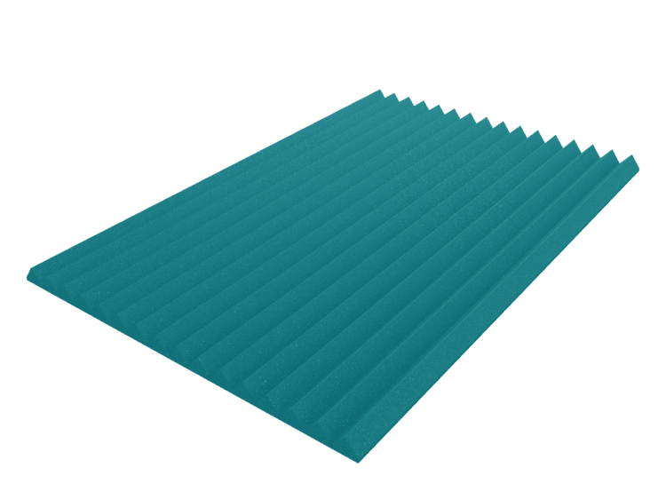 3 Inch Acoustic Foam Wedge Style Panels - 13 Color Options by SoundAssured