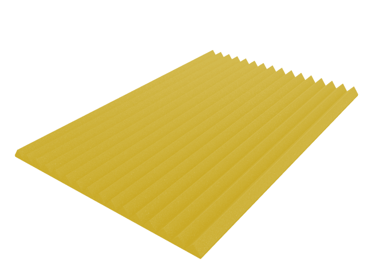 3 Inch Acoustic Foam Wedge Style Panels - 13 Color Options by SoundAssured