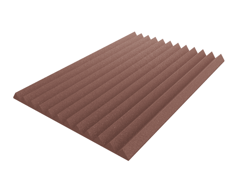 4 Inch Acoustic Foam Wedge Style Panels - 13 Color Options by SoundAssured