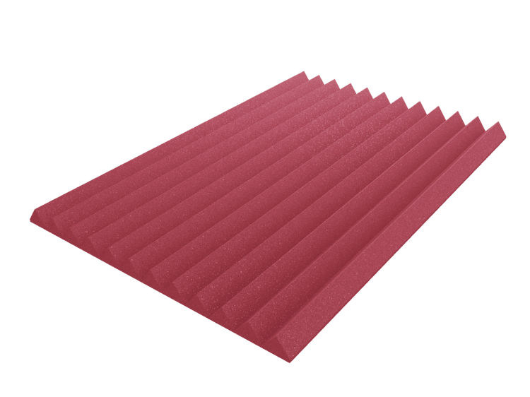 4 Inch Acoustic Foam Wedge Style Panels - 13 Color Options by SoundAssured